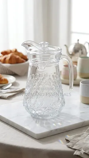 Bubble Shaped Glass Water Jug