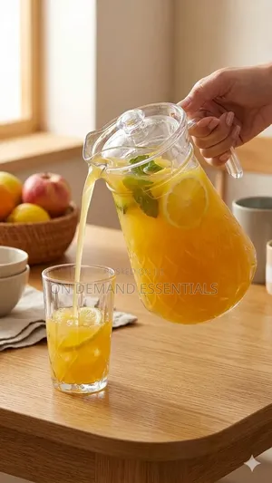 Bubble Shaped Glass Water Jug