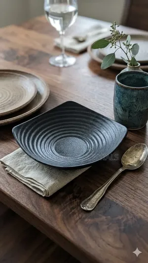 Stone Ware Black Sizzling Bowl