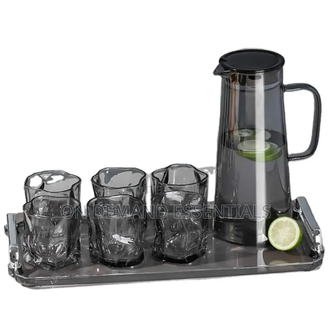 Smoked Borosilicate Water Set