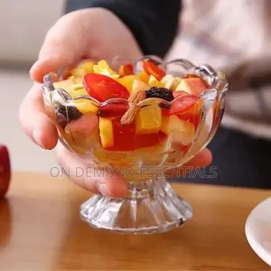 Elegant Ice Cream/Dessert Glass Bowl