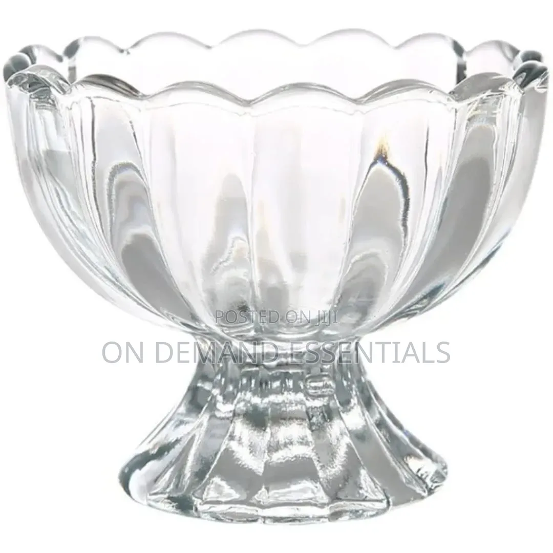 Elegant Ice Cream/Dessert Glass Bowl