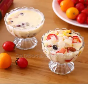 Elegant Ice Cream/Dessert Glass Bowl