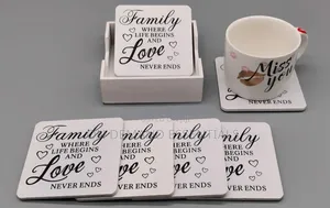 Family Write Up Cup Coaster