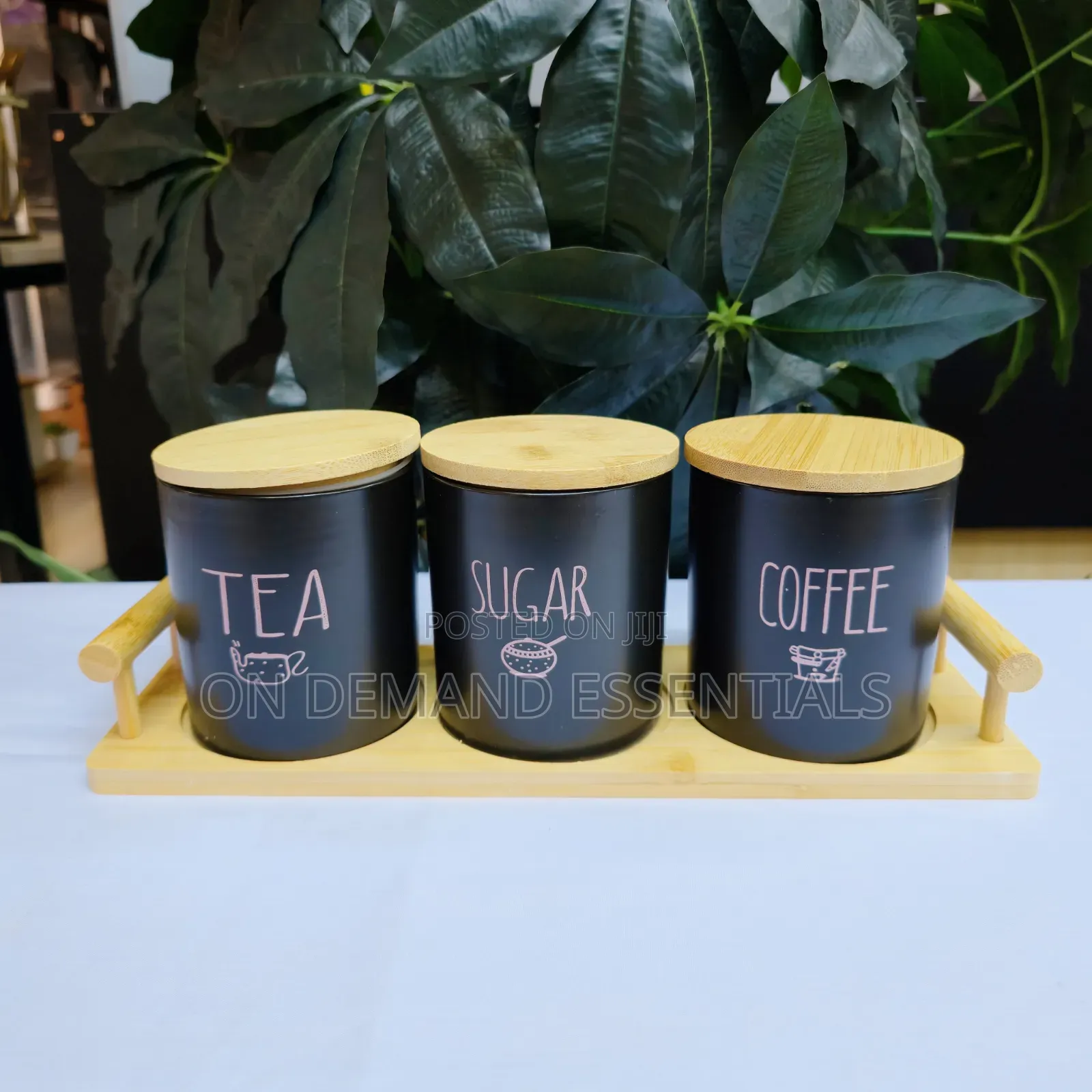 3pc Ceramic Canister Set