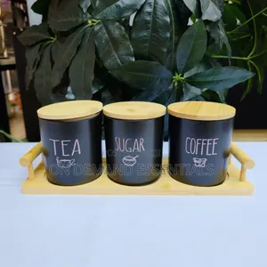 3pc Ceramic Canister Set