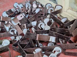 Silver Grey and Brown Ceiling Double Bracket Coated Brackets