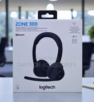 Logitech Zone 300 Wireless Bluetooth Headset – Midnight Black