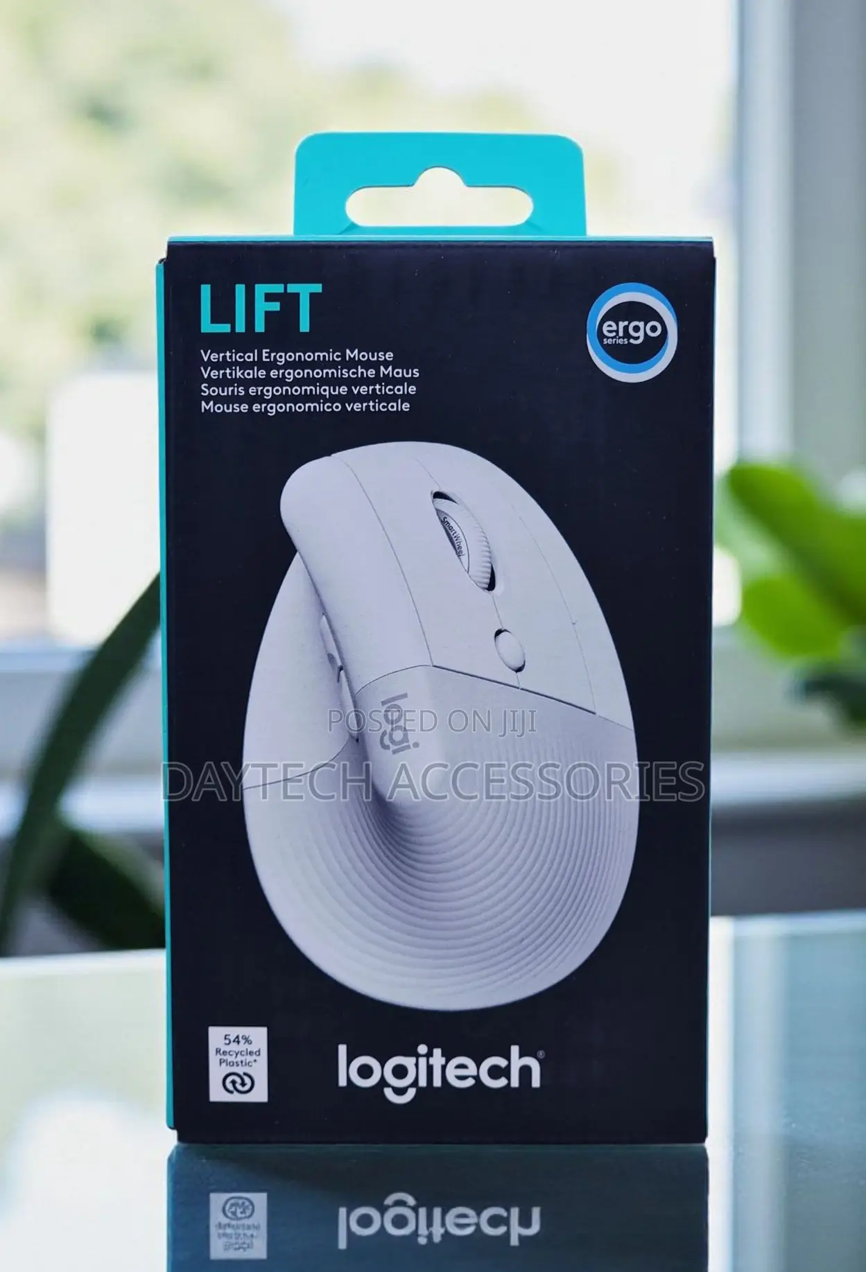 The Logitech Lift Vertical Ergonomic Mouse Wireless Ergonomic Mouse.