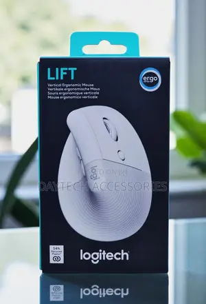 The Logitech Lift Vertical Ergonomic Mouse Wireless Ergonomic Mouse.
