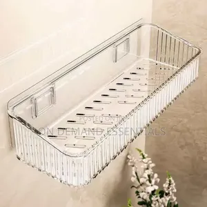 Acrylic Wall Mounted Bathroom Organizer