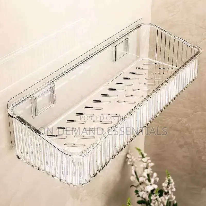 Acrylic Wall Mounted Bathroom Organizer