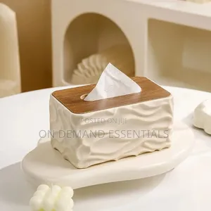 Luxury Wave Texture Tissue Box / Serviette Holder