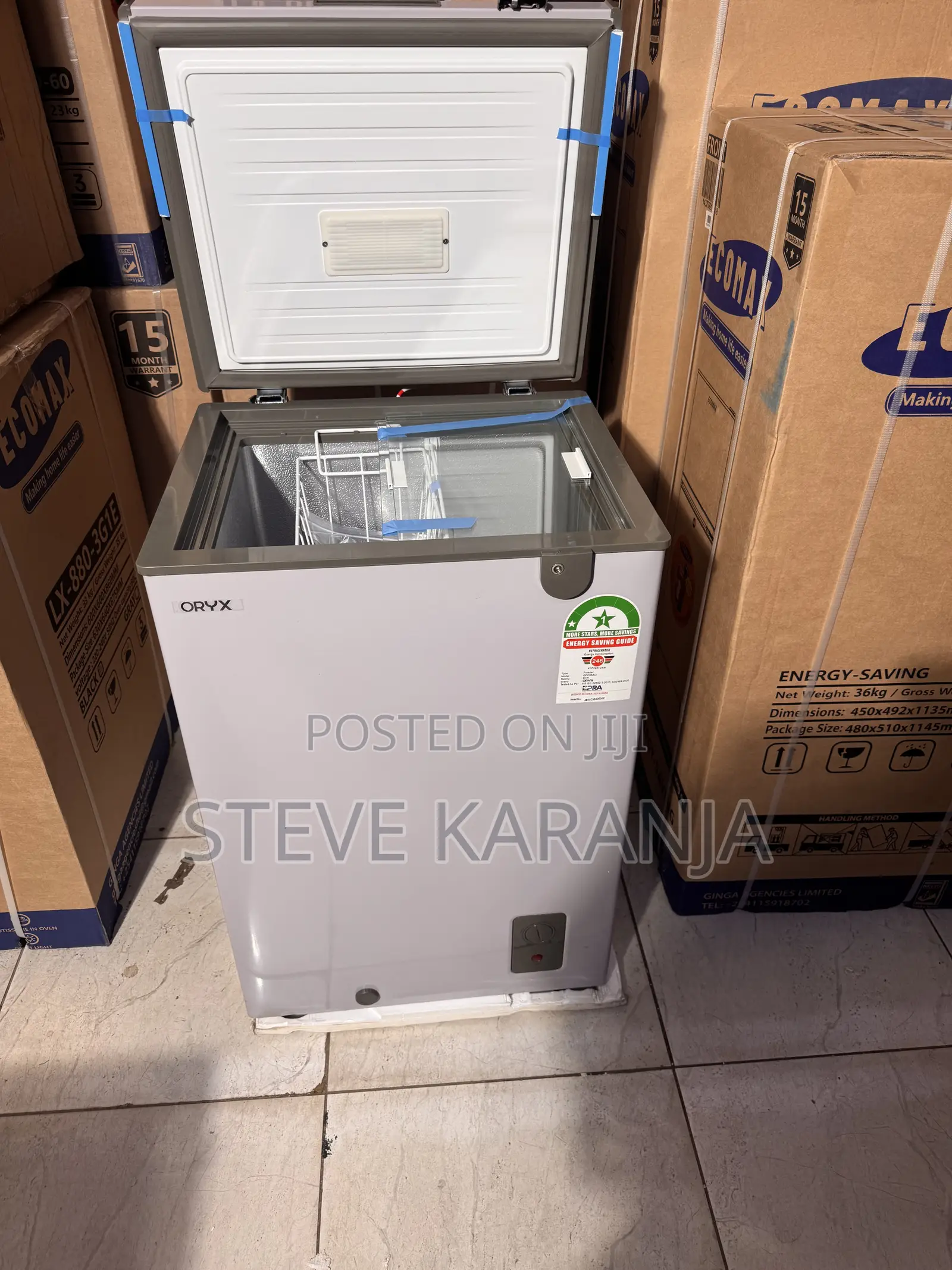 Oryx Mika 95L Chest Freezer