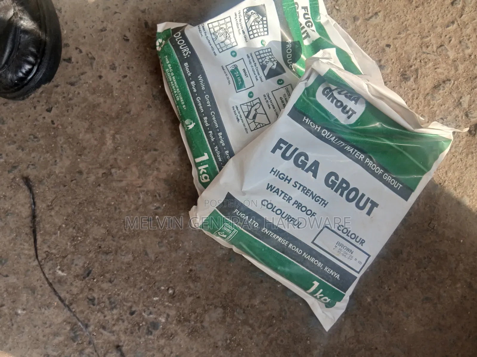Brown Tile Grout 1kg