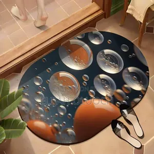 Big Size Oval *48*78cm* Bathroom/ Door Mats With Rubber Underside