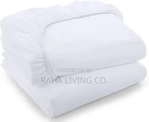 Cotton Fitted Mattress Cover 2 Pillowcases | 3 Sizes