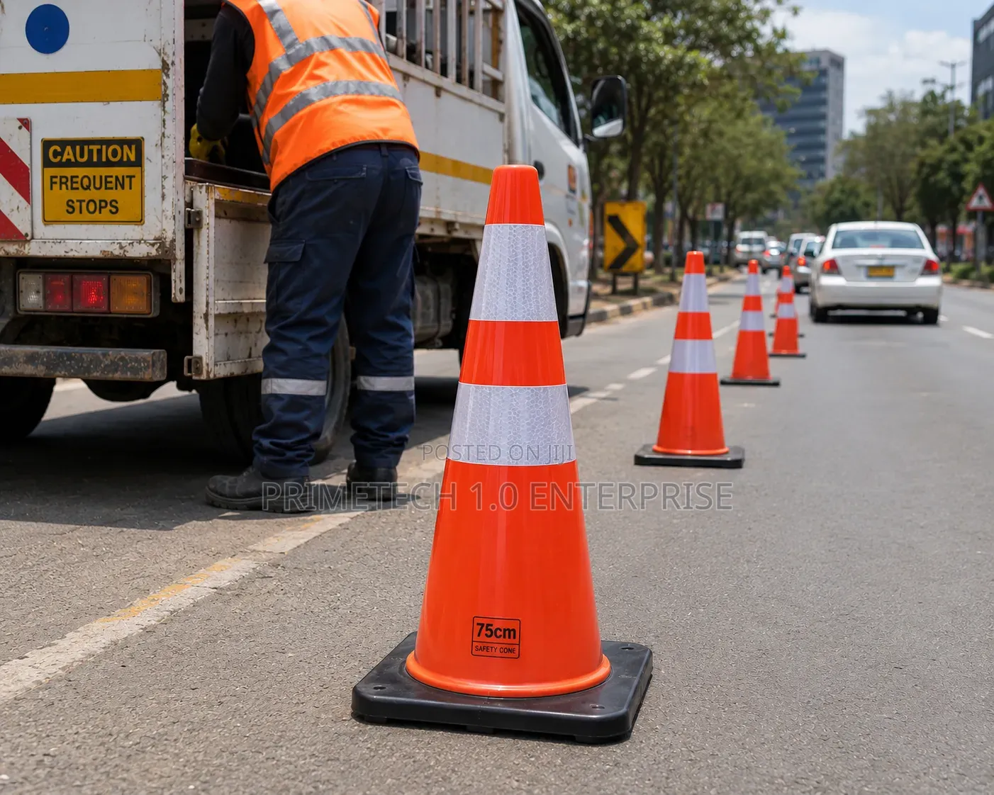 75cm Plastic Safety Cone