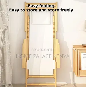 Sun Lounger: Acacia Sling Folding Chaise Lounger