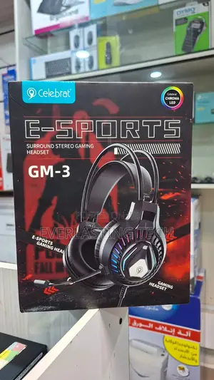 Celebrat GM-3 Wired Gaming Headset - Black