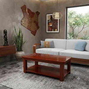 Coffee Table; Executive Home Office Meeting Polished Coffee Table