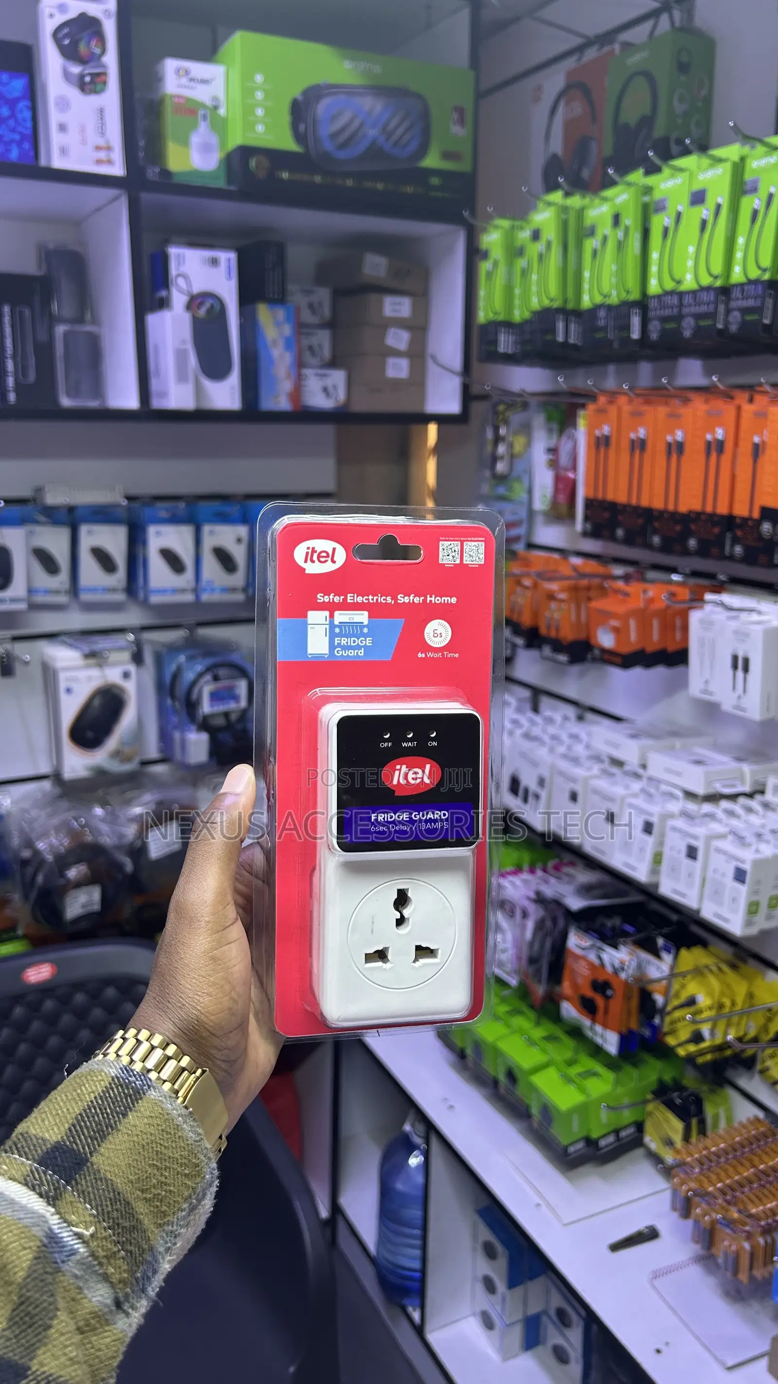 Brand New Itel 13Amps Fridge Guard (6-Second Delay) Voltage Protector