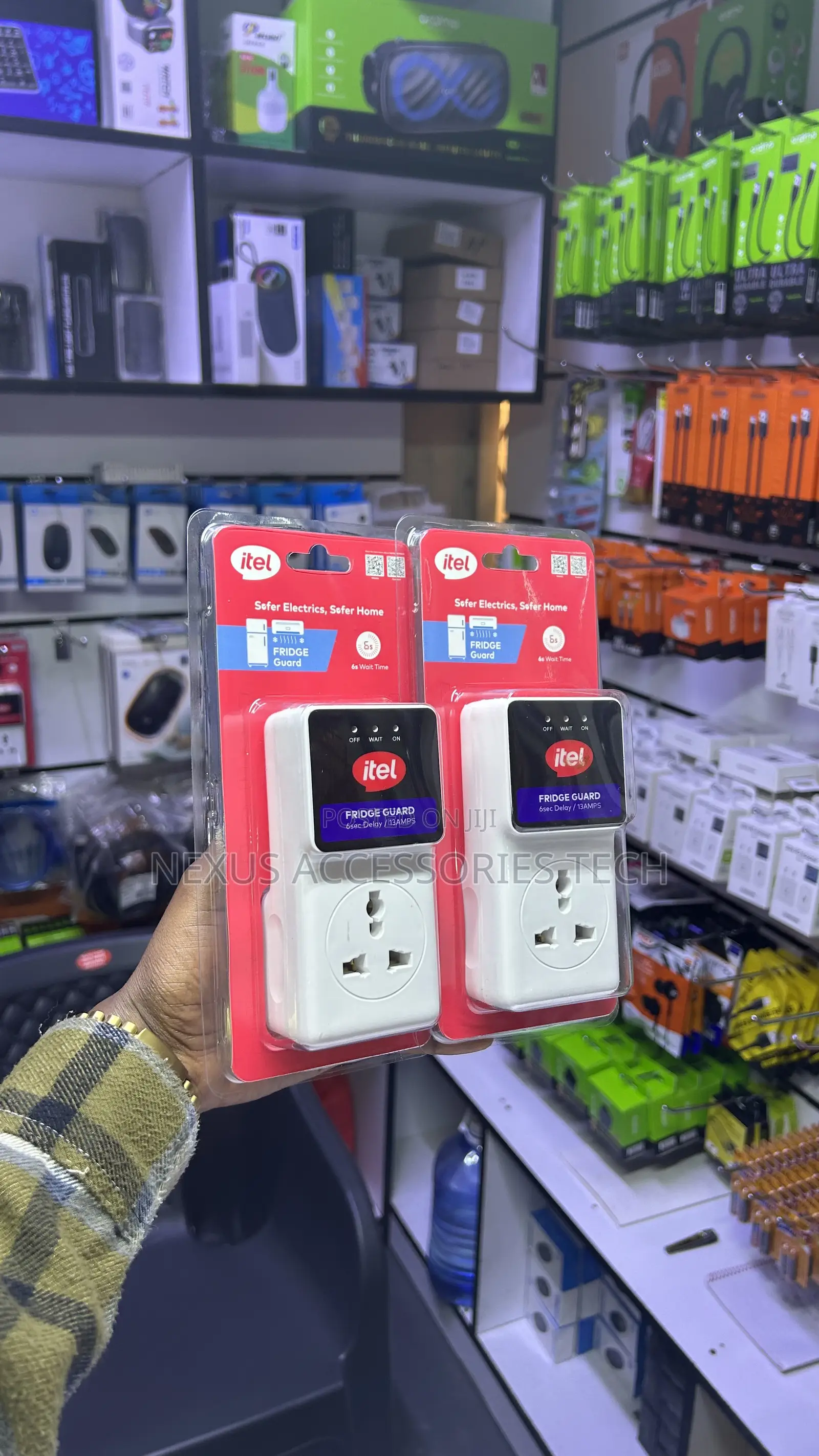 Brand New Itel 13Amps Fridge Guard (6-Second Delay) Voltage Protector