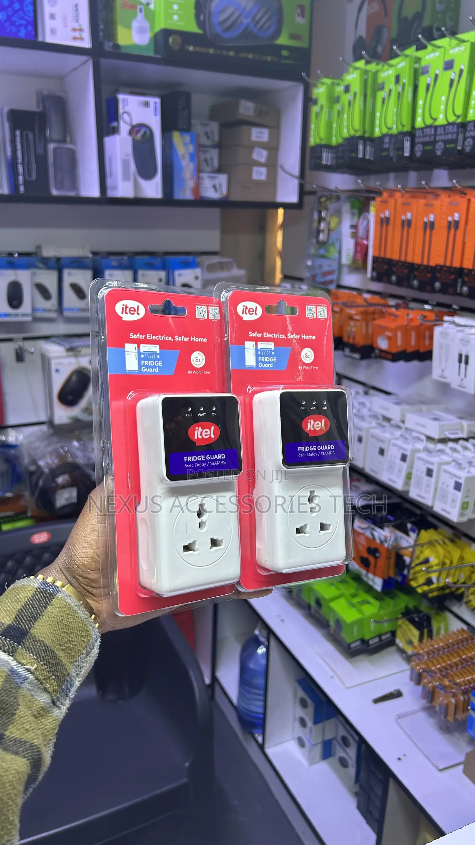 Brand New Itel 13Amps Fridge Guard (6-Second Delay) Voltage Protector