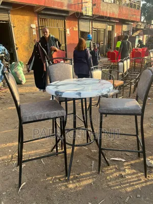High Grey Restraunt Chairs