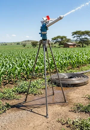 High-Pressure Rain Gun Sprinkler Tripod Stand – Complete Irrigation