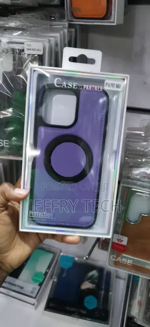 iPhone 16 Pro Maxpurple Case Partner Leather Phone Case