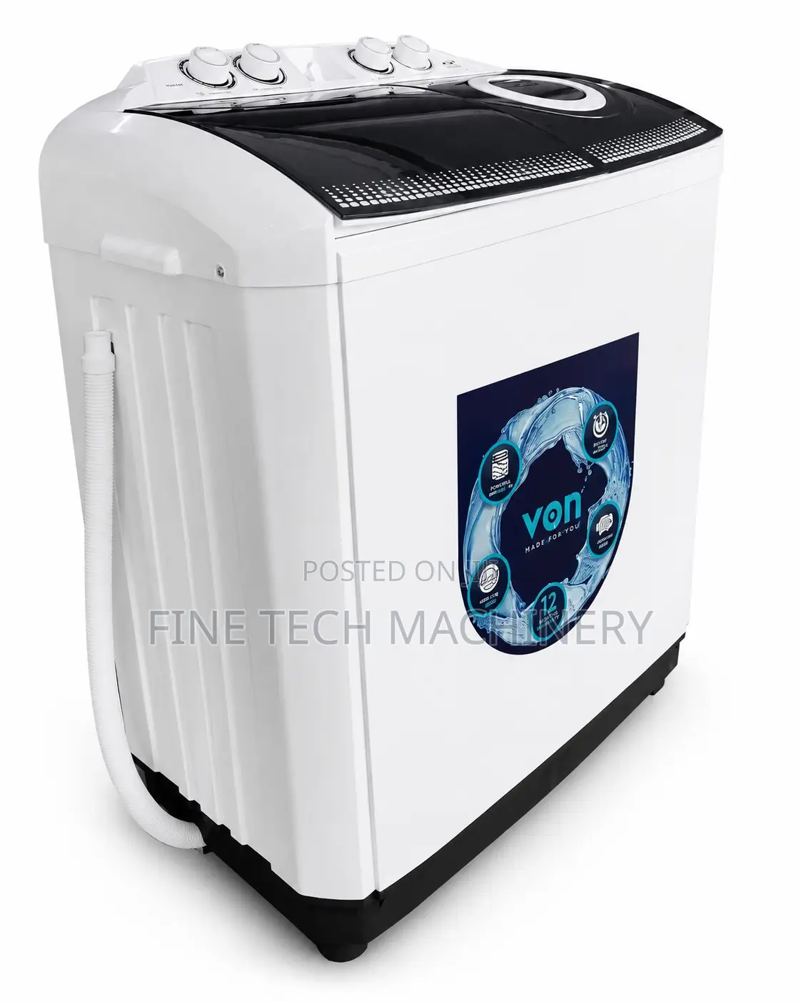 Von Twin Tab Washing Machine(11kgs)