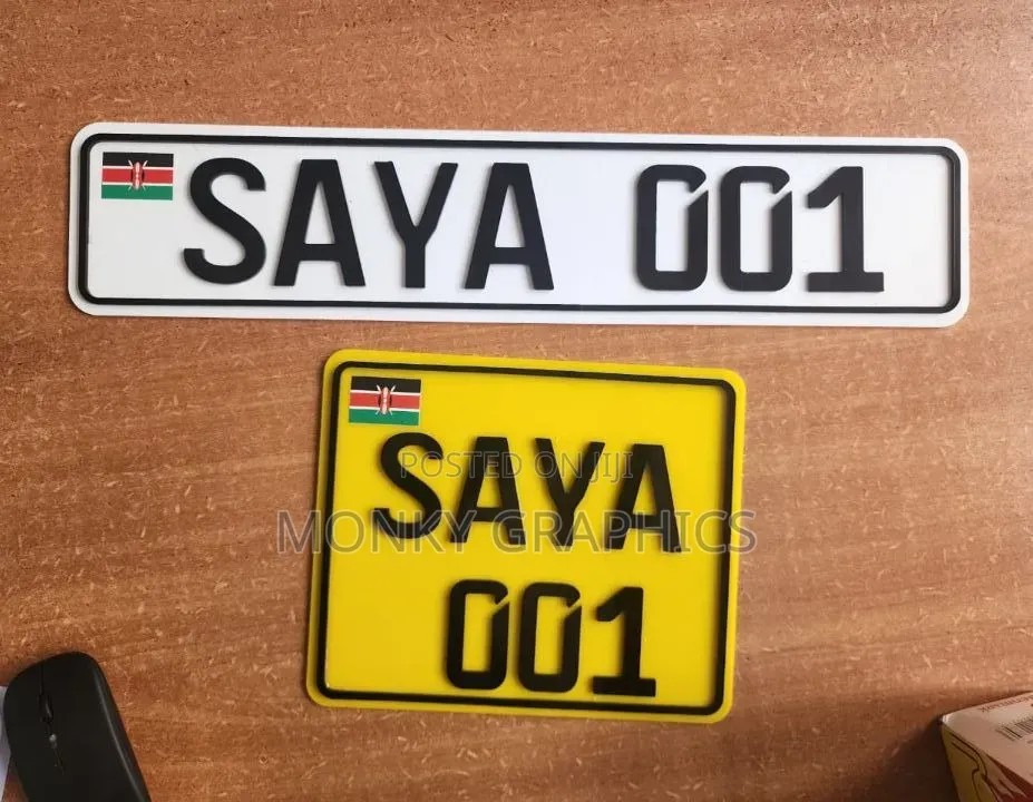 Customized 2d Perspex Nameplate/Numberplates