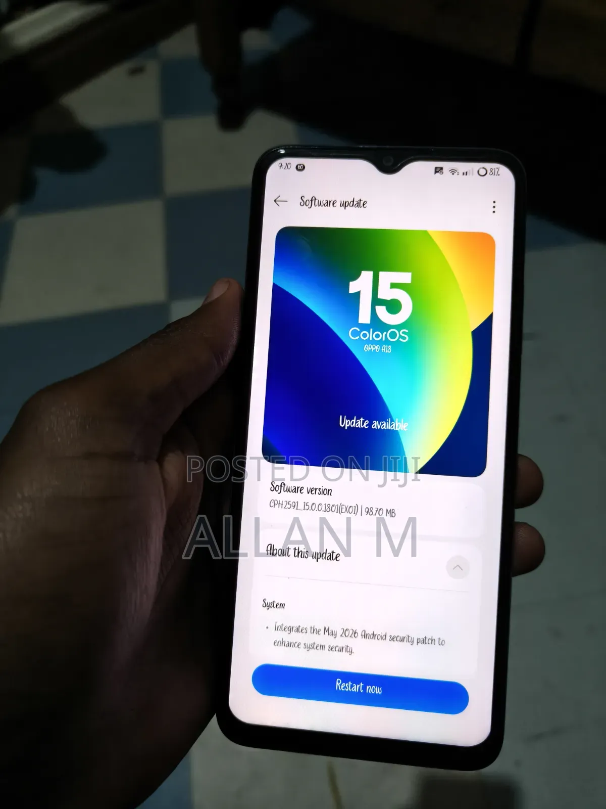 Oppo A18 64 GB Blue