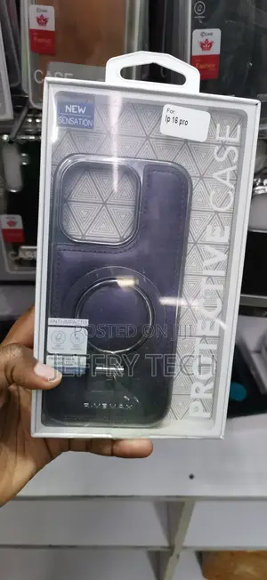 iPhone 16 Pro Max a RUIMEIBI Premium Faux Leather MagSafe Case