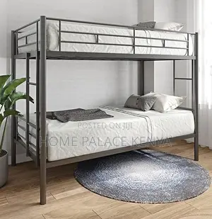 Metal Bed: Twin Over Twin Metal Bunk Bed