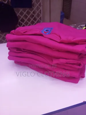 Pink Adults Round Necks Available in Wholesale and Single Orders