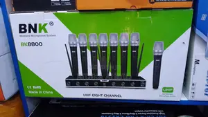 BNK BK8800 8-in-1 Professional UHF Wireless Microphone System