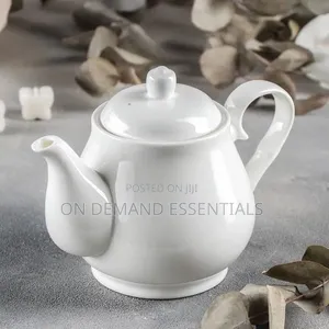 Tea Pot 
Ceramic White 
750 Ml