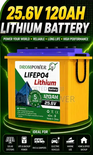 Lithium Battery 25.6v 120ah