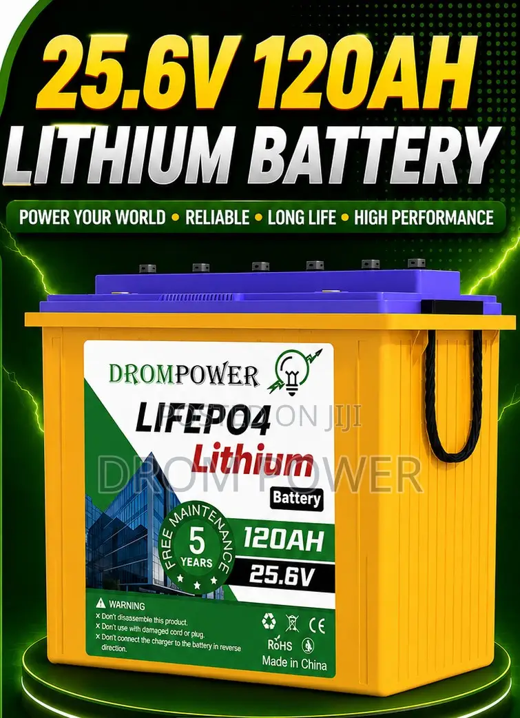 Lithium Battery 25.6v 120ah
