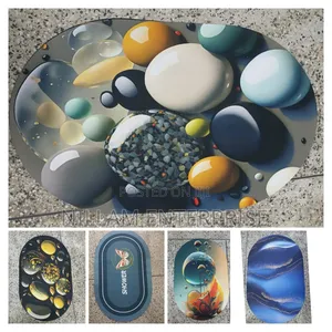 Big Size Oval 48*78cm* Bathroom/ Door Mats With Rubber Underside
