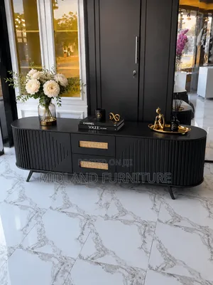 Black TV Stand Designs Kenya. Pay on Delivery