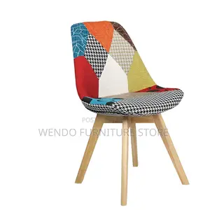 Dining Chairs; Ergonomic Home Designed Colorful Eames Chairs