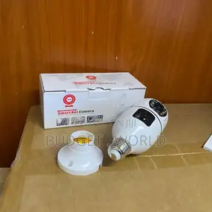Wireless PTZ Dual Lens Bulb Camera – HD Indoor WiFi Security Camera