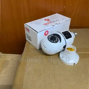 V380 Pro Wireless Bulb Security Camera – Dual HD Lens, PTZ Night Vis