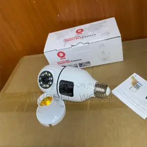 Smart Indoor WiFi Bulb Camera – Dual Lens HD With PTZ Rotation