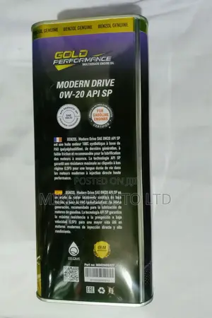 Benzol Synthetic Oil 0w 20 4l