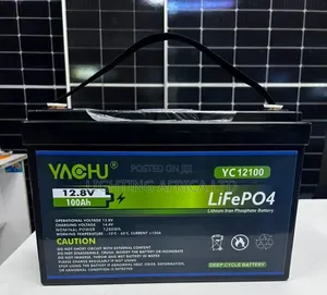 Yachu 12.8v - 100Ah Lithium Ion Battery (6000 Cycle)