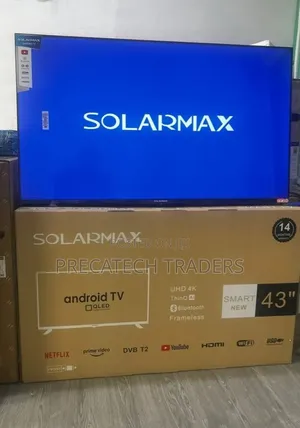 Solarmax 43 Inch UHD Android TV-Brand New
